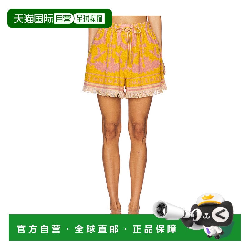 1h可退 香港直邮ZIMMERMANN 女士 Wylie Toweling 短裤 1313ARS25