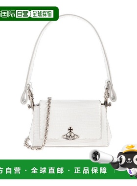 香港直邮Vivienne Westwood 压纹皮革小号单肩包 46030001WL00C0