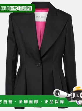 1h可退 香港直邮Nina Ricci 莲娜丽姿 女士 羊毛华达呢西装外套