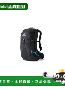 自营欧洲直邮GREGORY CITRO男士黑色尼龙登山背包
