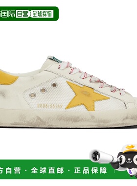 1h可退 香港直邮GOLDEN GOOSE 男士 白色 Super-Star 运动鞋 GMF0