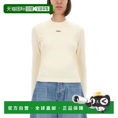 香港直邮Jacquemus 女士 GROS 粒纹长袖T恤 TSW00155AJ00124130