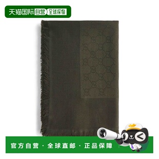 香港直邮GUCCI 男士围巾 8094994G9303000 AW2025 绿色 SCIARPE &