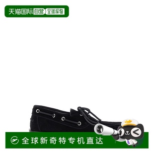 香港直邮aeyde HARRIS 1h可退 女士 COW 绒面革皮质黑色乐福鞋