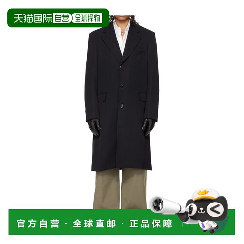 香港直邮OUR LEGACY 男士大衣 M2261DCB SS2026 黑色 Dolphin 长