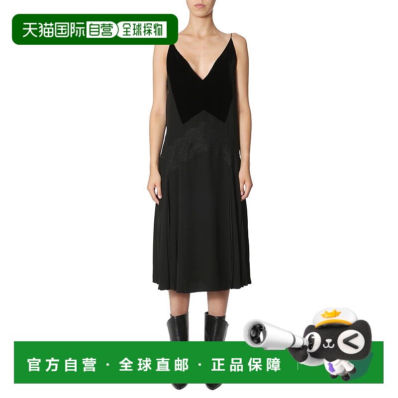 1h可退 香港直邮Givenchy 纪梵希 女士 V领无袖连衣裙 BW20QN11KH