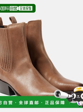 1h可退 香港直邮GOLDEN GOOSE 女士 Debbie Beatles 皮质短靴女靴