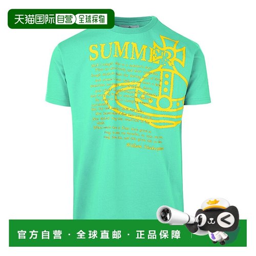 香港直邮Vivienne Westwood 平纹针织短袖 T 恤 3G01001PJ001M