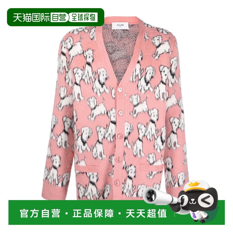 香港直邮Celine 徽标开衫 2A94W.