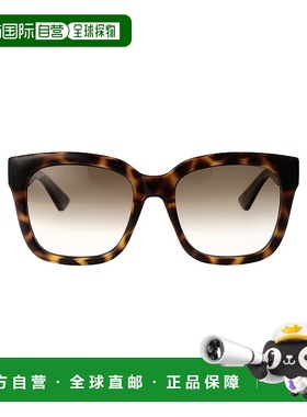 香港直邮Gucci 古驰 女士 几何框太阳镜 GG1338S black黑色 舒适