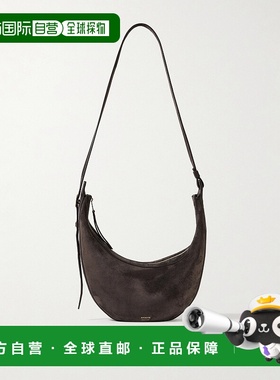 1h可退 香港直邮KHAITE 女士 Augustina 小号绒面革肩包 H6016726