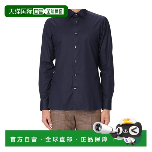 香港直邮Zegna 长袖衬衫 204102A29MS0JI杰尼亚男【付后1h可退】