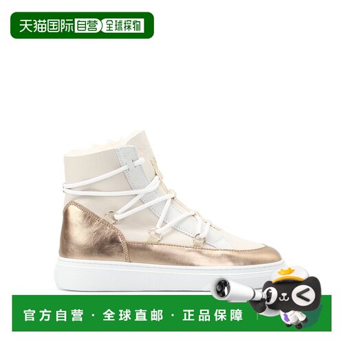 1h可退 香港直邮HOGAN 女士靴子 HXW3420Z960HQ80L8V CO 金色 H34