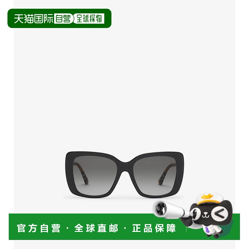 欧洲直邮BURBERRY 25秋冬 40850741 女士 太阳眼镜 格纹大方框太