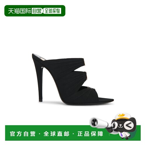 Saint Laurent 圣罗兰 女士 Emilie 露趾穆勒凉鞋【付后1h可退】
