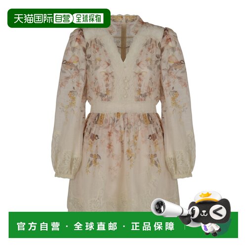 香港直邮ZIMMERMANN 女士连衣裙 7934DS261CMSO S【付后1h可退】