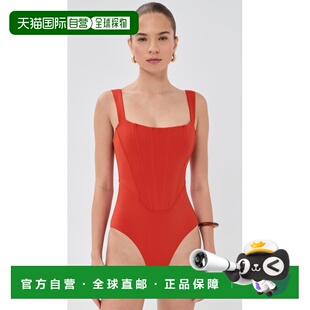 1h可退 香港直邮Staud 女士 Adelaide 连身连体泳衣  舒适时尚