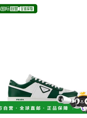 1h可退 香港直邮Prada 普拉达 男士 標誌貼片繫帶運動鞋 2EE364FD