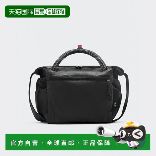 自营欧洲直邮On昂跑 Track Mini Elite男女通用黑色聚酰胺斜挎包