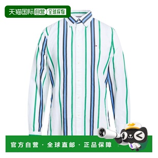 1h可退 香港直邮Tommy Hilfiger 汤米 希尔费格 男士 条纹衬衫