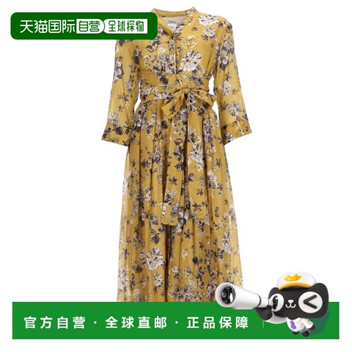 香港直邮S MAX MARA 女士连衣裙 2619221093600040010 CO 黄色