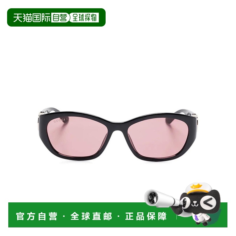 1h可退 香港直邮Gucci 古驰 女士 BLACK-BLACK-RED INJECTION 太