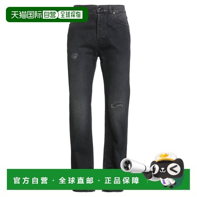 香港直邮MISSONI 米索尼 男士 直筒裤 BLACK 黑色时尚舒适牛仔