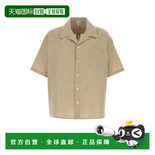 香港直邮LOEWE 男士衬衫 H526Y05WH7BEIGE AW2026【付后1h可退】