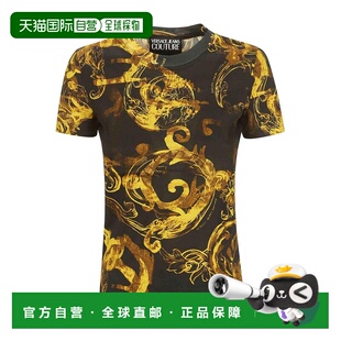 1h可退 香港直邮VERSACE JEANS 男士T恤 76HAH6D8JS287G89 SS2024