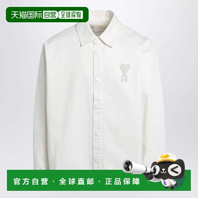 1h可退 香港直邮Ami Paris 男士衬衫 UJK897UDE0126136 SS2026 白