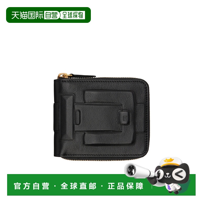 香港直邮Balmain 小牛皮 Anthem 钱包 FM1NK090LVAA