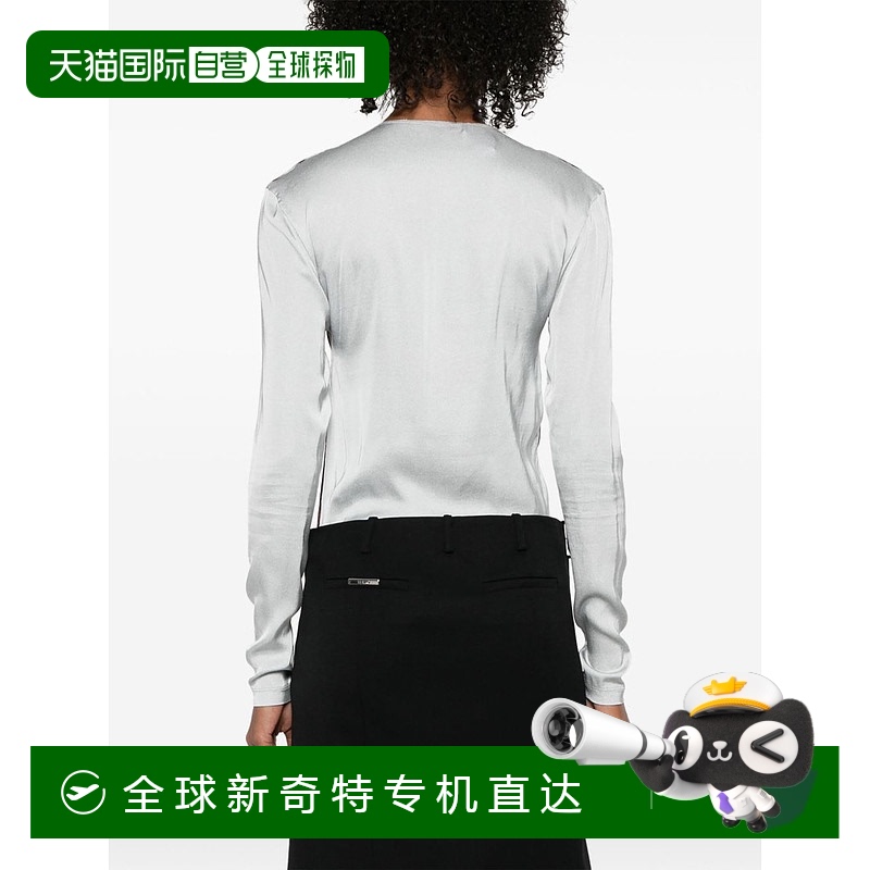 1h可退 香港直邮The Attico 女士 Gonna 中长华达呢半身裙 250WCS