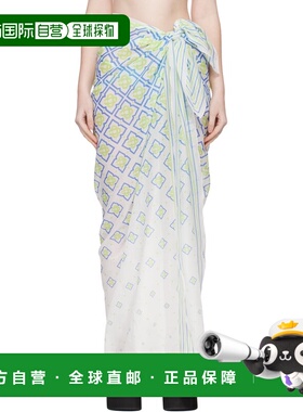 1h可退 香港直邮Casablanca 女士 白色 Degrade Monogram Pareo C