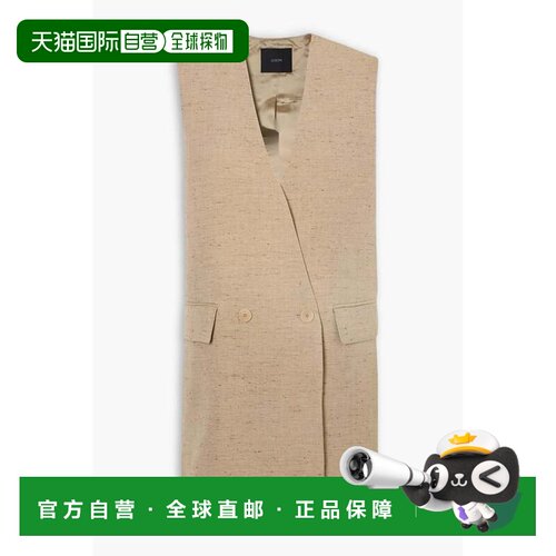 JOSEPH 约瑟夫 女士 Arago 双排扣花呢背心 JP0016181232