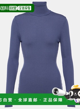 1h可退 香港直邮Wolford 女士 罗纹针织初剪羊毛高领上衣 001012