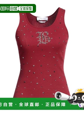 香港直邮Blumarine 蓝色情人 女士 背心上衣 red红色 舒适时尚