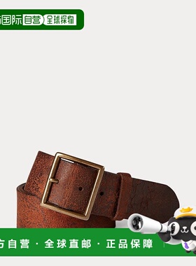自营欧洲直邮RALPH LAUREN拉夫劳伦RRL做旧皮带腰带情人节礼物