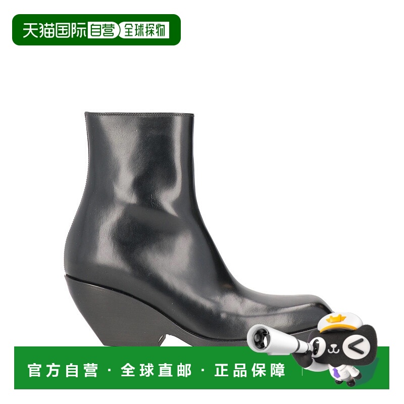 1h可退 香港直邮KHAITE 女士 脚踝靴 black黑色 舒适时尚