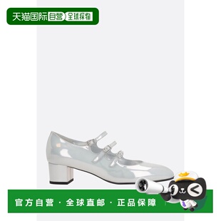 1h可退 香港直邮Carel 女士 Kina 漆皮玛丽珍浅口鞋 KINA2402WHIT