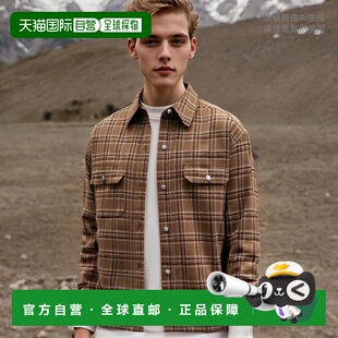 香港直邮Celine 格纹羊毛外套 2W30D469T.男装工装