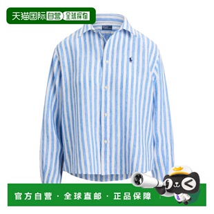 香港直邮Polo 211935130长袖 Ralph 条纹衬衫 Lauren 1h可退