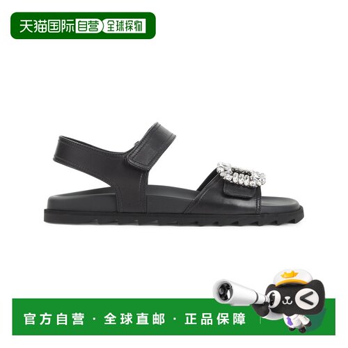 1h可退 香港直邮ROGER VIVIER 罗杰 维维亚 女士 Slidy Viv 水钻