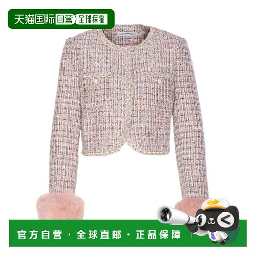 1h可退 香港直邮SELF-PORTRAIT 女士西服 AW25098JPP SS2026 粉红
