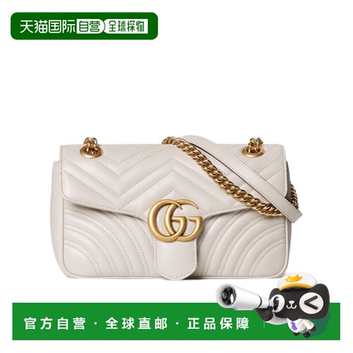 自营1h可退 Gucci GG MARMONT 小号单肩包 443497AABZC古驰斜挎包