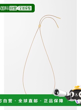 自营1h可退 欧洲直邮LOEWE/罗意威 女士白色/金色纯银/水晶吊坠新