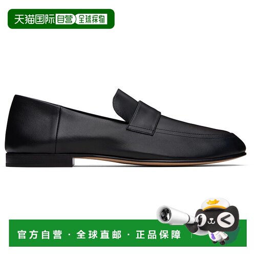 香港直邮The Row 男士 黑色 Classic 一脚蹬乐福鞋 F2086L57A
