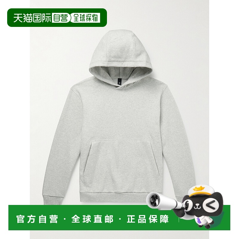 1h可退 香港直邮Lululemon 男士 Steady State 棉混纺针织连帽衫