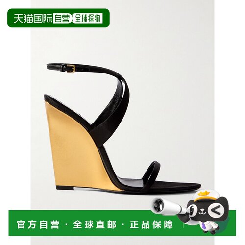 1h可退 香港直邮Saint Laurent 圣罗兰 女士 Salome 坡跟鞋 81802