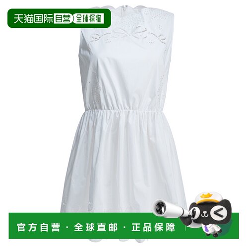 1h可退 香港直邮Self-Portrait 女士 短款喇叭连衣裙 AC26034SWWH
