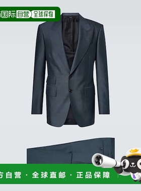 香港直邮Tom Ford 汤姆 福特 男士 Shelton 羊毛马海毛套装 00099